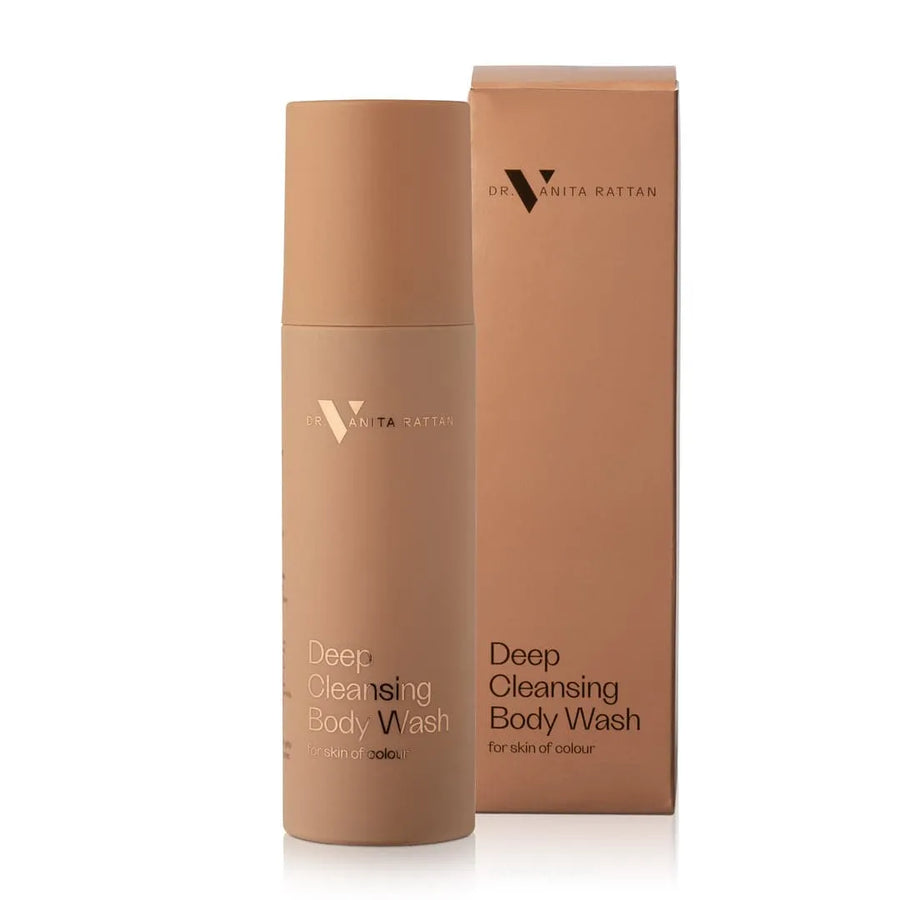 Deep Cleansing Body Wash product and box by Skincare by Dr.V
