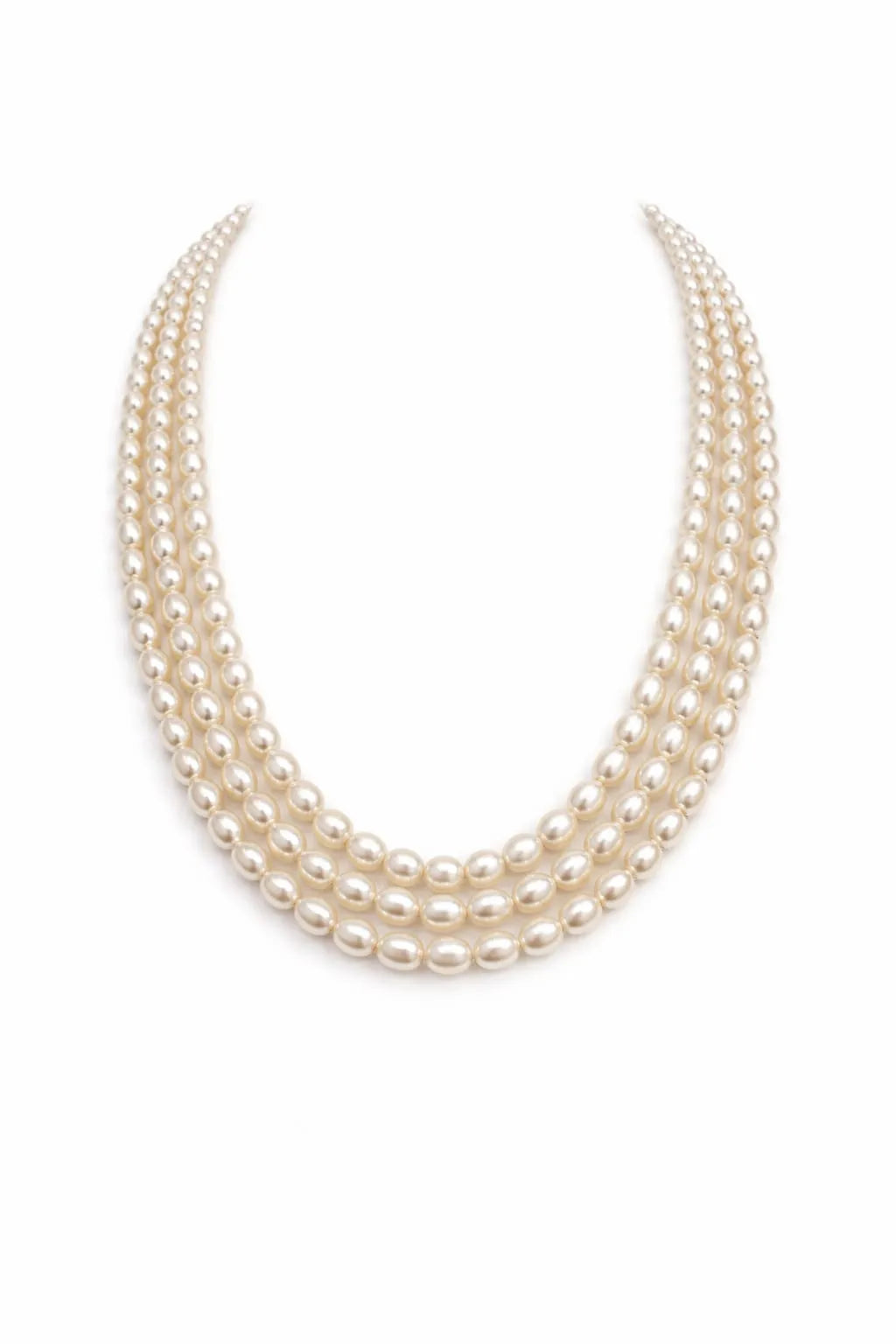 Classic layered pearl necklace set main image