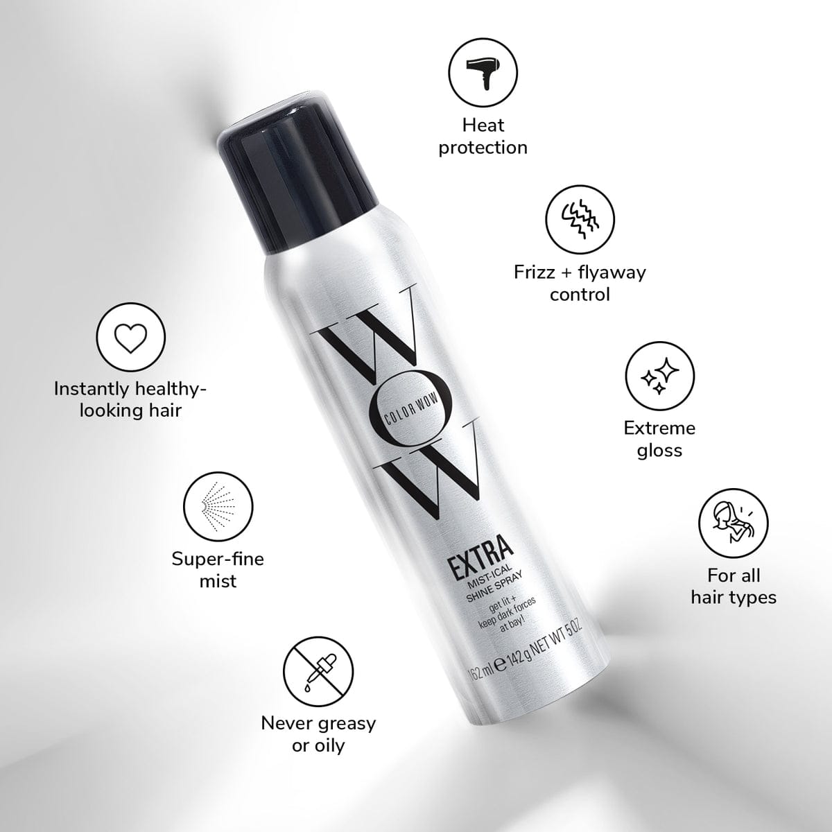 Color Wow Extra Mist-ical Shine Spray benefits and features