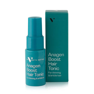 Anagen Boost Hair Tonic product bottle and box by Skincare by Dr.V
