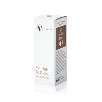 Exfoliate to Glow box packaging by Skincare by Dr.V