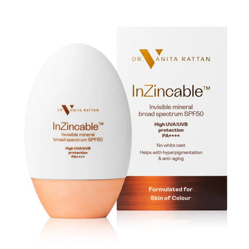 InZincable SPF50 product and box by Skincare by Dr.V