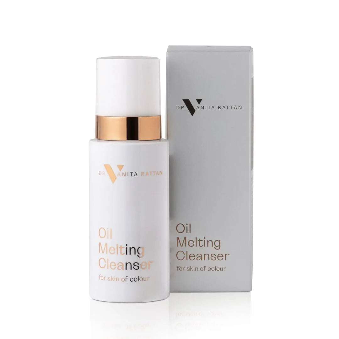 Oil Melting Cleanser product bottle and box by Skincare by Dr.V