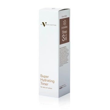Super Hydrating Toner box packaging by Skincare by Dr.V