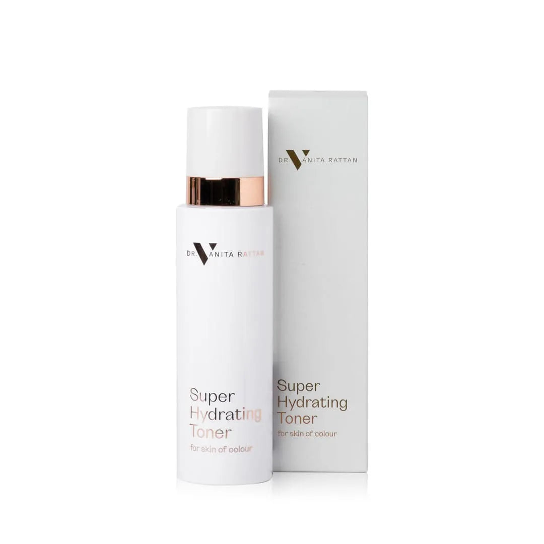 Super Hydrating Toner product bottle and box by Skincare by Dr.V