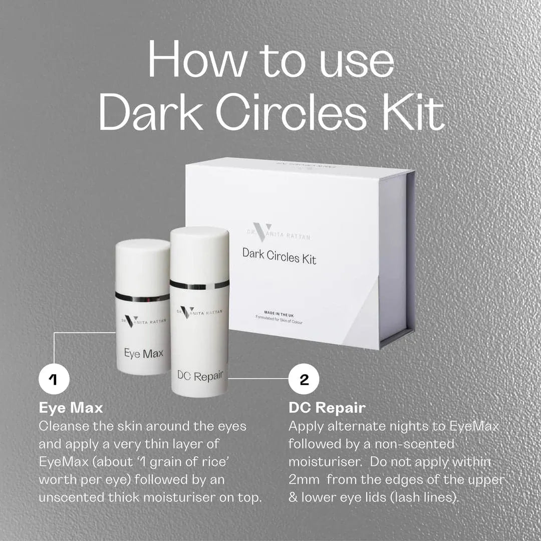 Dark Circles Kit how to use guide by Skincare by Dr.V