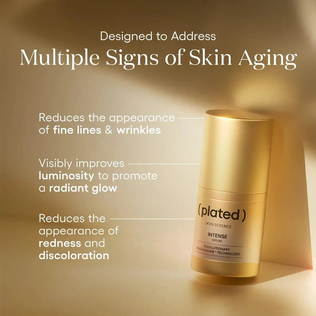 PLATED Intense Serum skin aging information image