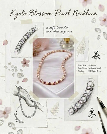 Aurelle Kyoto Blossom Pearl Necklace story card image