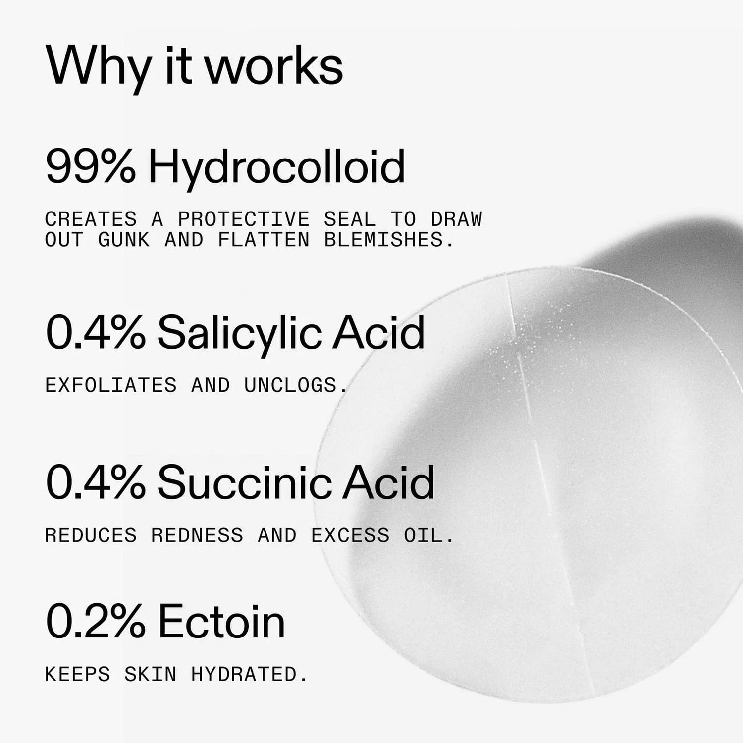 Hydrocolloid Pimple Patches benefits image