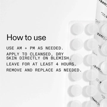 Hydrocolloid Pimple Patches how to use image