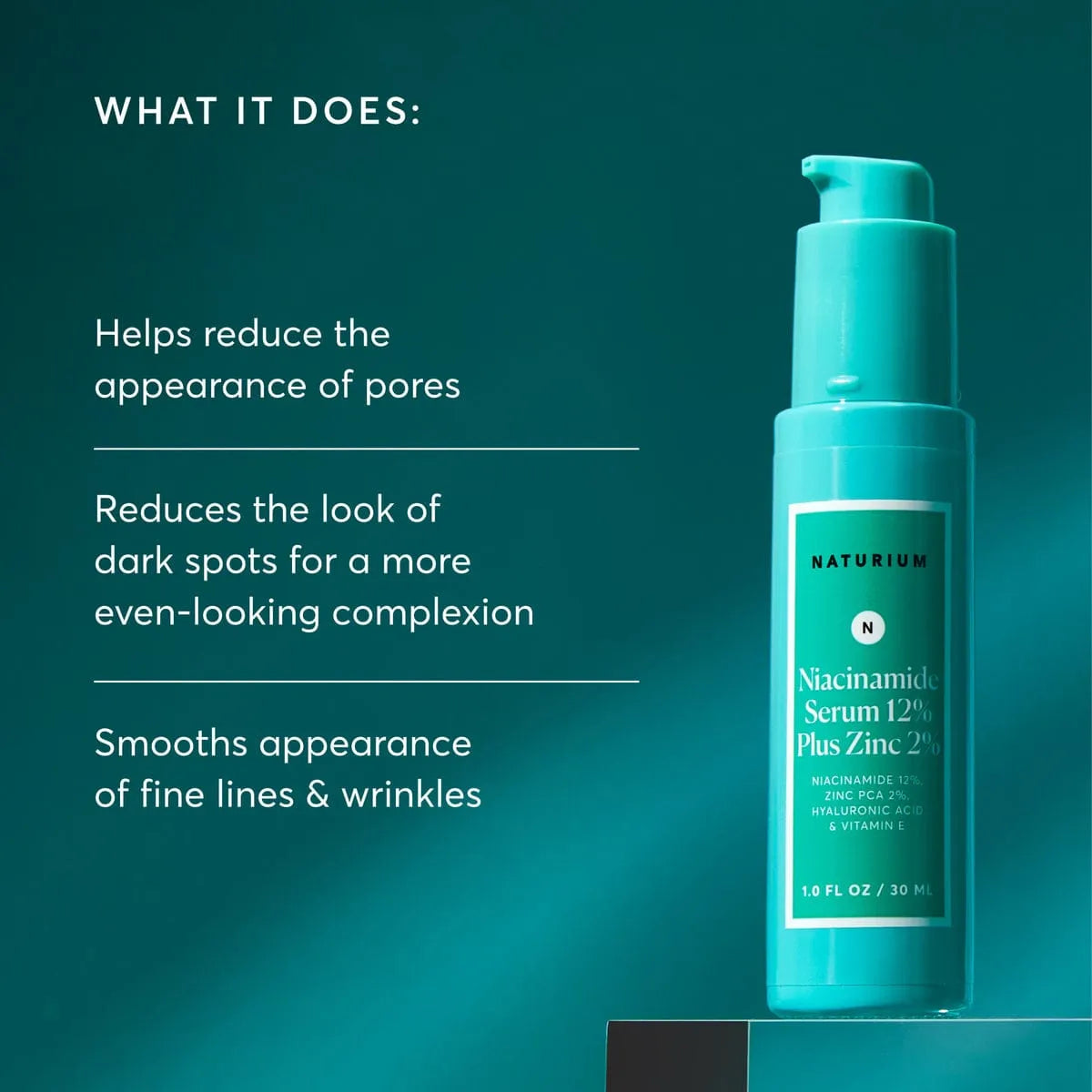 Naturium Niacinamide Serum 12% Plus Zinc 2% benefits image