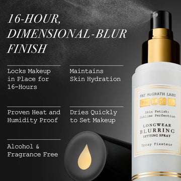Pat McGrath Labs Longwear Blurring Setting Spray benefits image