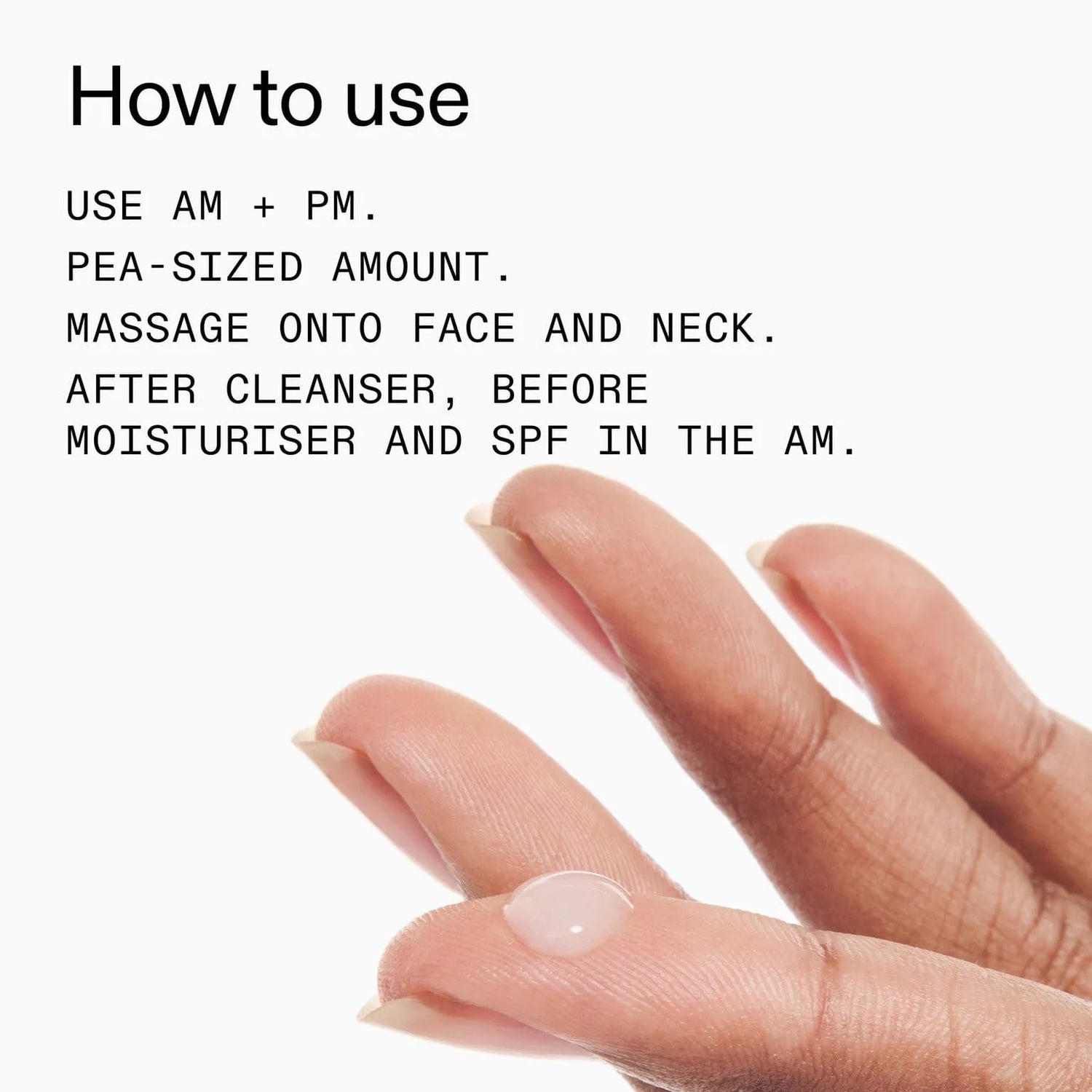 Polyglutamic Acid Serum how to use image
